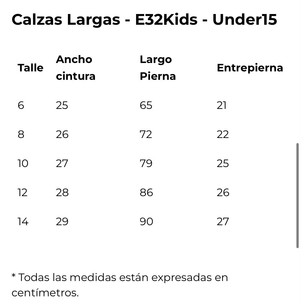 Calza para niño térmica 3/4 Highpro E32KIDS®