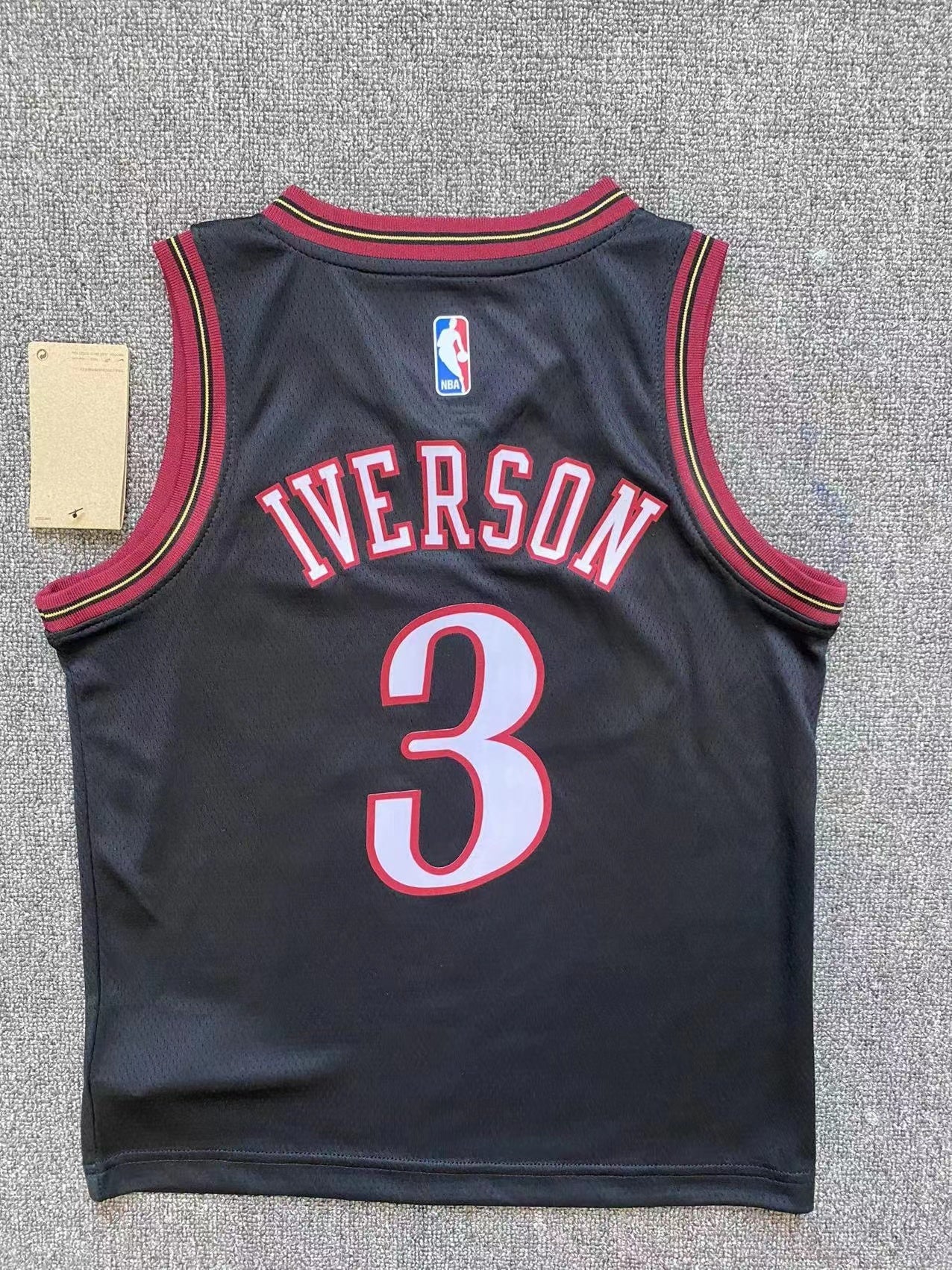 Camiseta Philadelphia 76ers #3 Allen Iverson – Niño