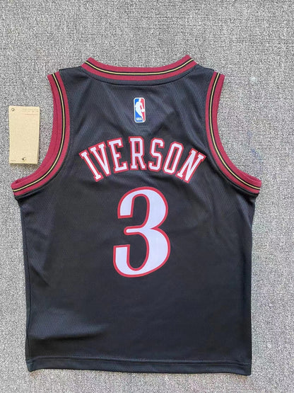 Camiseta Philadelphia 76ers #3 Allen Iverson – Niño
