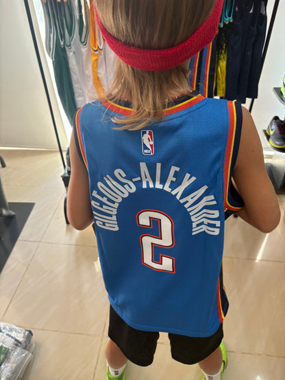 Oklahoma City Thunder Icon Edition Azul #2 - VERSION KIDS