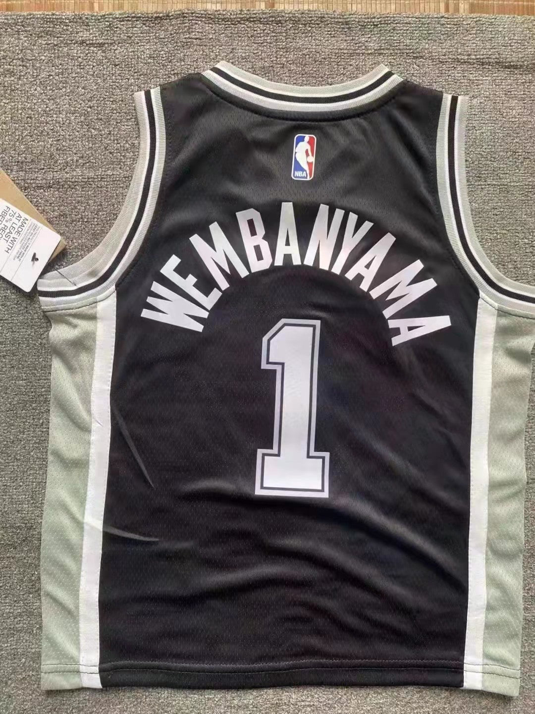 Camiseta San Antonio Spurs #1 Victor Wembanyama – Niño