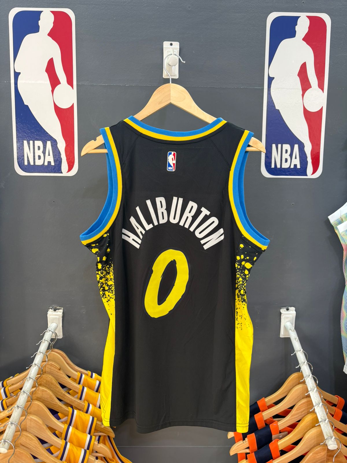 Indiana Pacers City Edition INDY Negra #0 - VERSION FAN