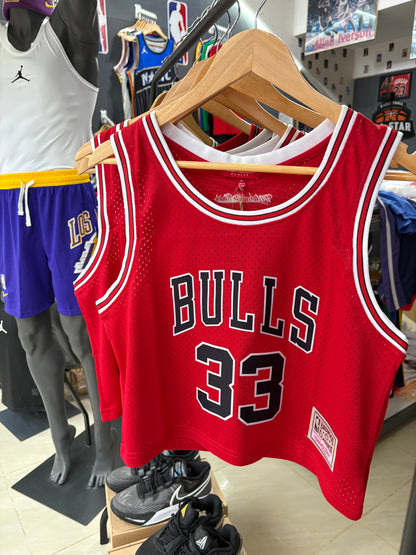 Top NBA Retro Mujer – Crop Jersey (Bulls, Celtics, Sixers, Magic)