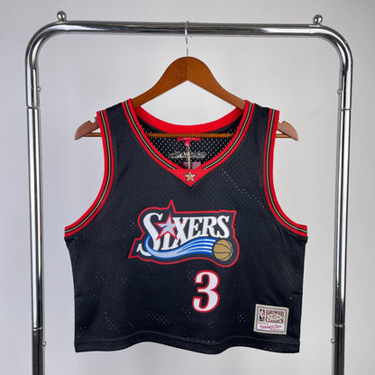 Top NBA Retro Mujer – Crop Jersey (Bulls, Celtics, Sixers, Magic)