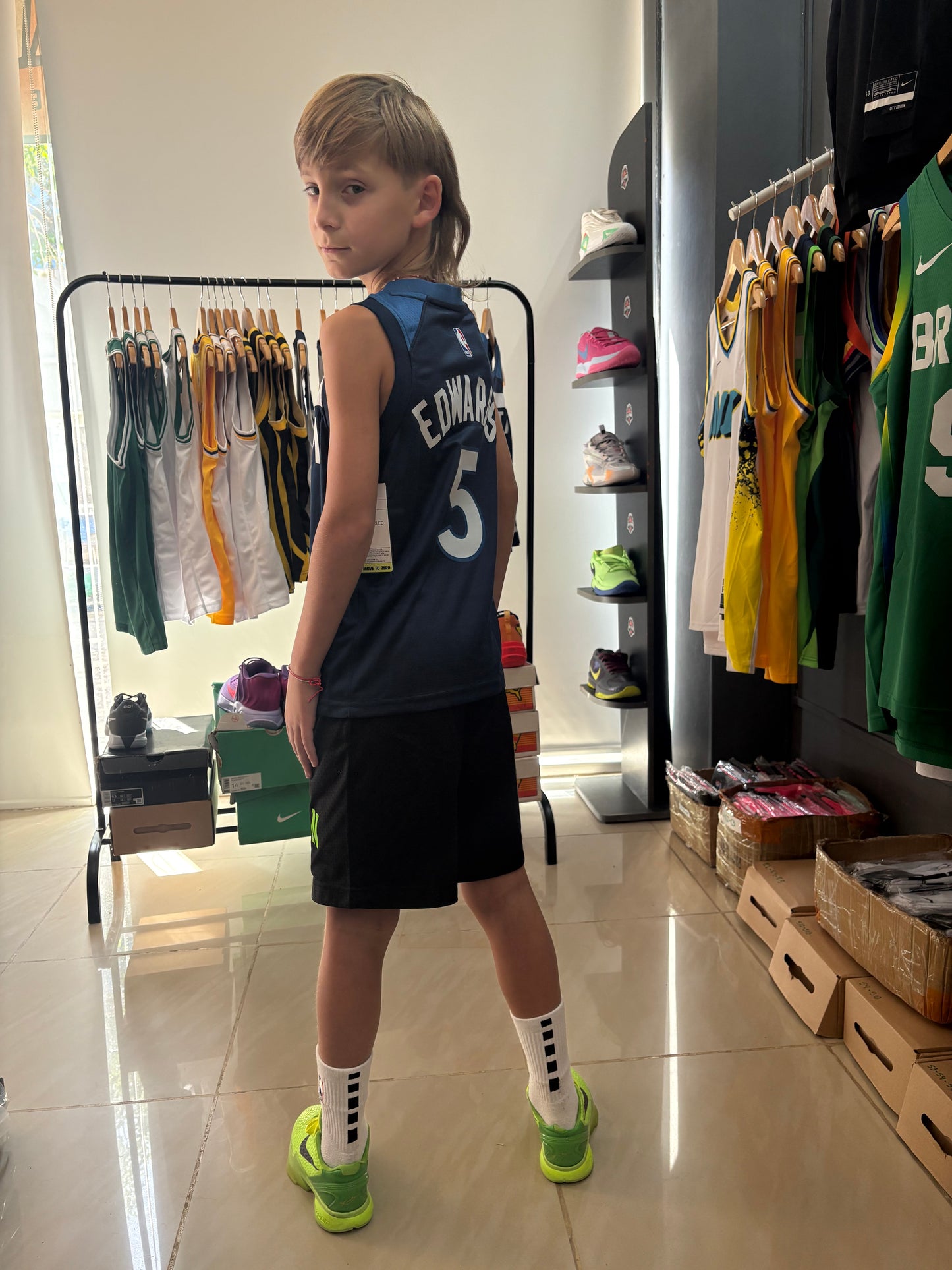 Minnesota Timberwolves Icon Edition Azul #5 - VERSION KIDS