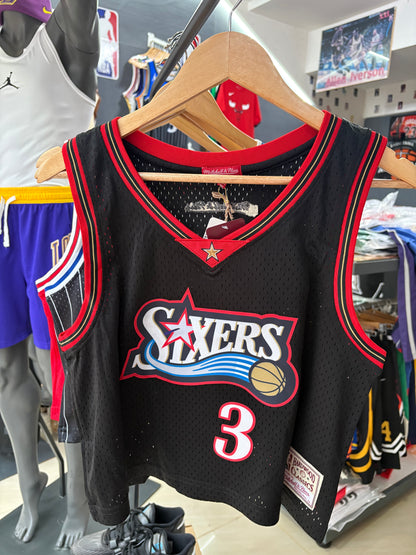Top NBA Retro Mujer – Crop Jersey (Bulls, Celtics, Sixers, Magic)