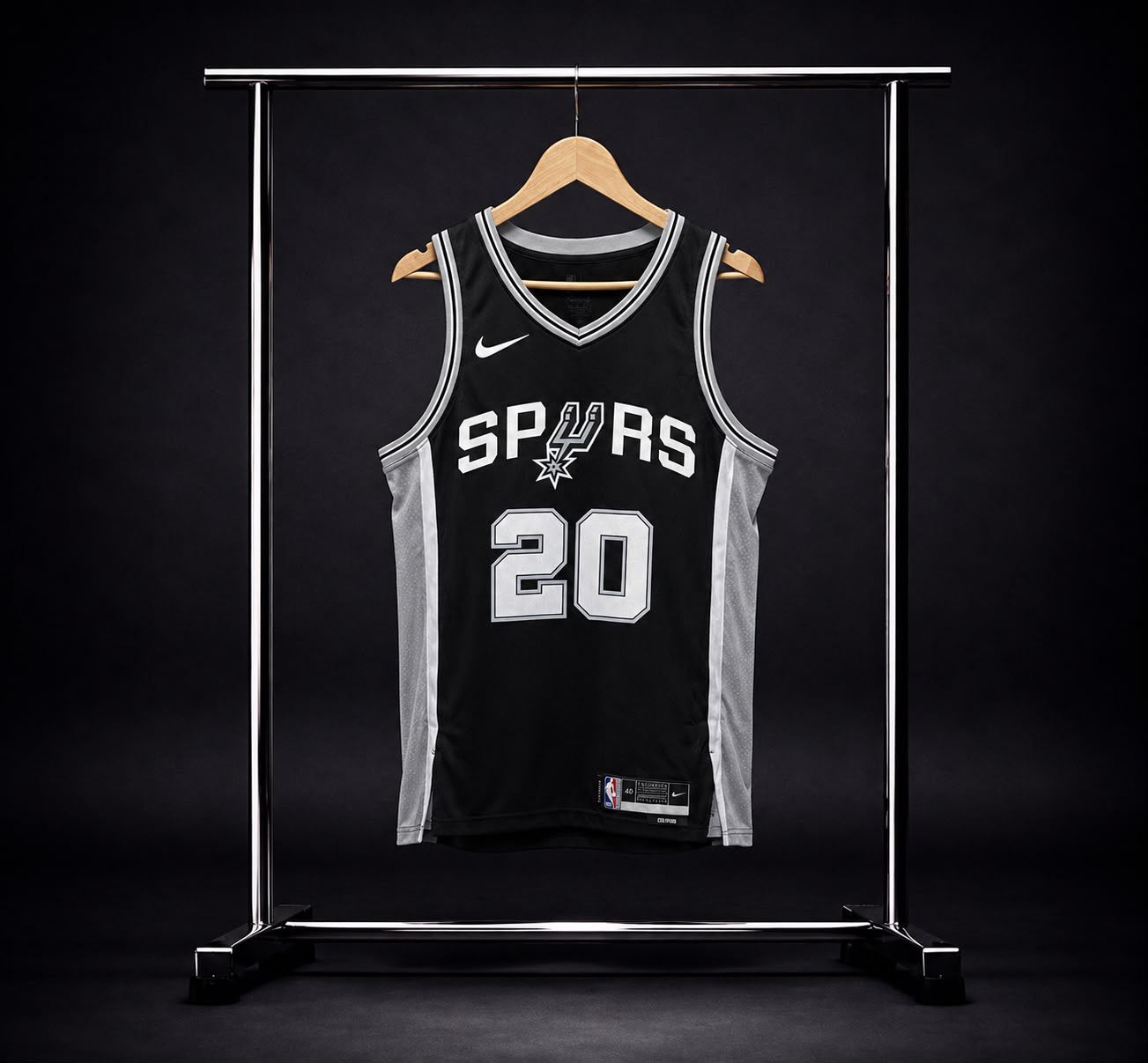 Camiseta San Antonio Spurs #20 – Manu Ginóbili | Adulto