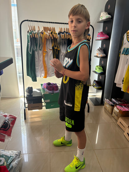 Indiana Pacers City Edition INDY Negra #0 - VERSION KIDS