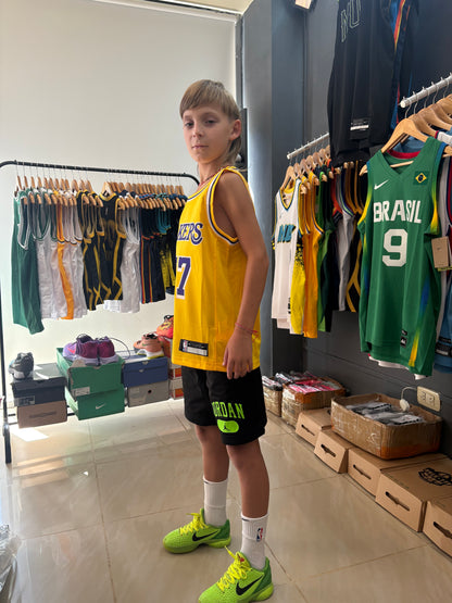 Los Angeles Lakers Icon Edition Amarilla #77 - VERSION KIDS