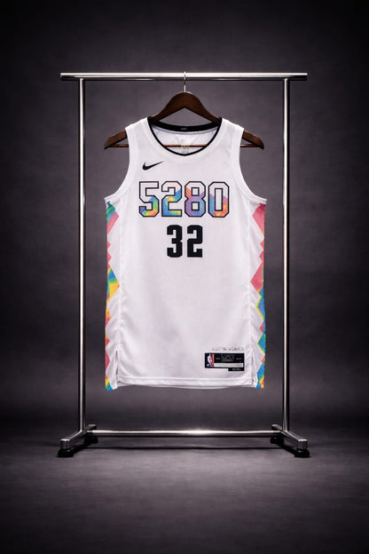 Denver Nuggets City Edition “5280” Blanca #32 - VERSION FAN