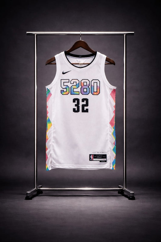 Denver Nuggets City Edition “5280” Blanca #32