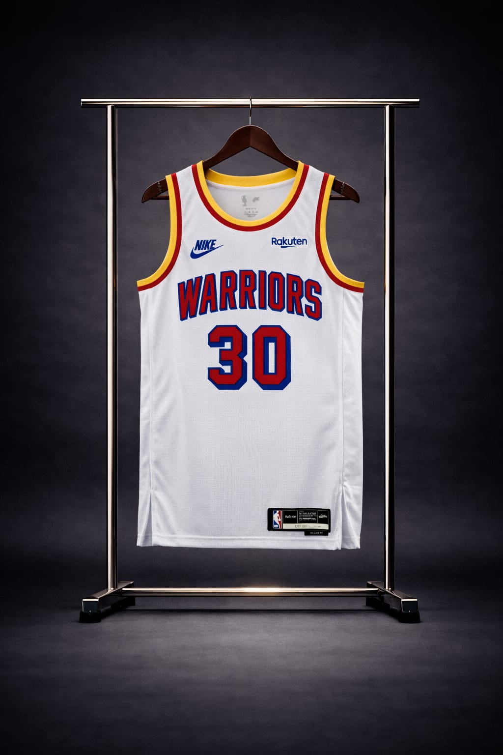 Golden State Warriors Stephen Curry Association Edition Blanca #30 - VERSION FAN