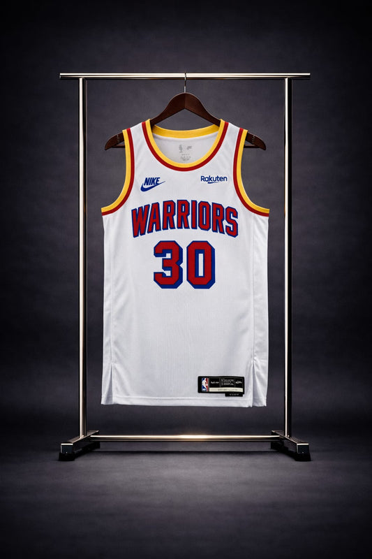 Golden State Warriors Stephen Curry Association Edition Blanca #30 - VERSION FAN