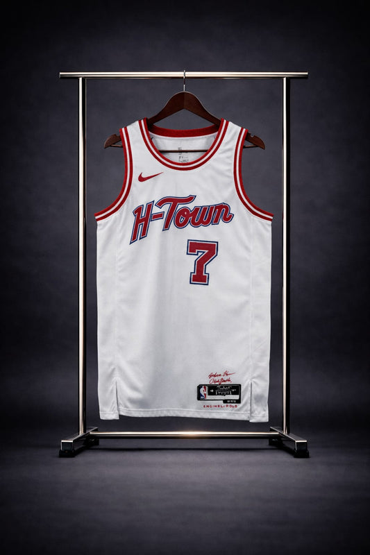 Houston Rockets City Edition H-Town Blanca #7 - VERSION FAN