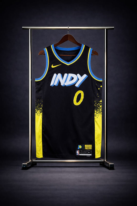 Indiana Pacers City Edition INDY Negra #0