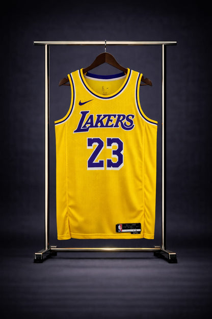 Los Angeles Lakers LeBron James Icon Edition Amarilla #23 - VERSION FAN