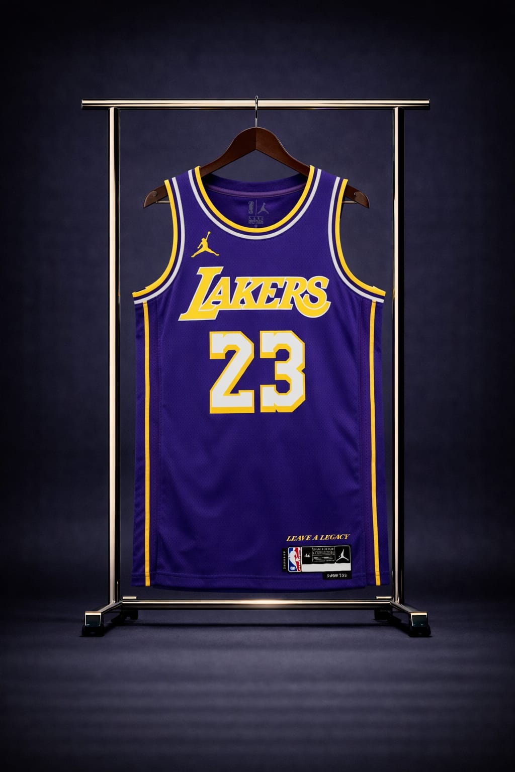 Los Angeles Lakers LeBron James Statement Edition Violeta #23 - VERSION PLAYER