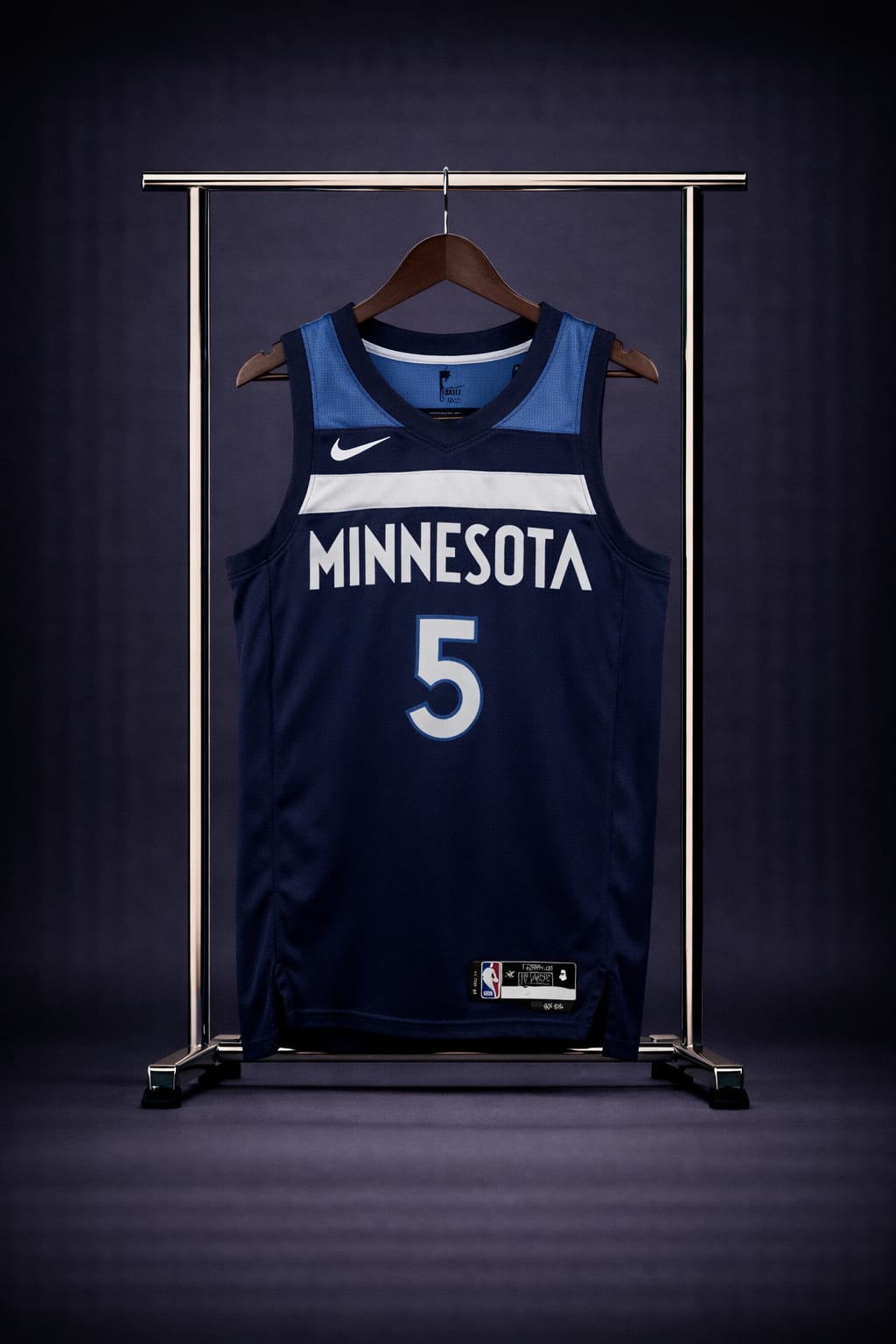 Minnesota Timberwolves Icon Edition Azul #5 - VERSION FAN