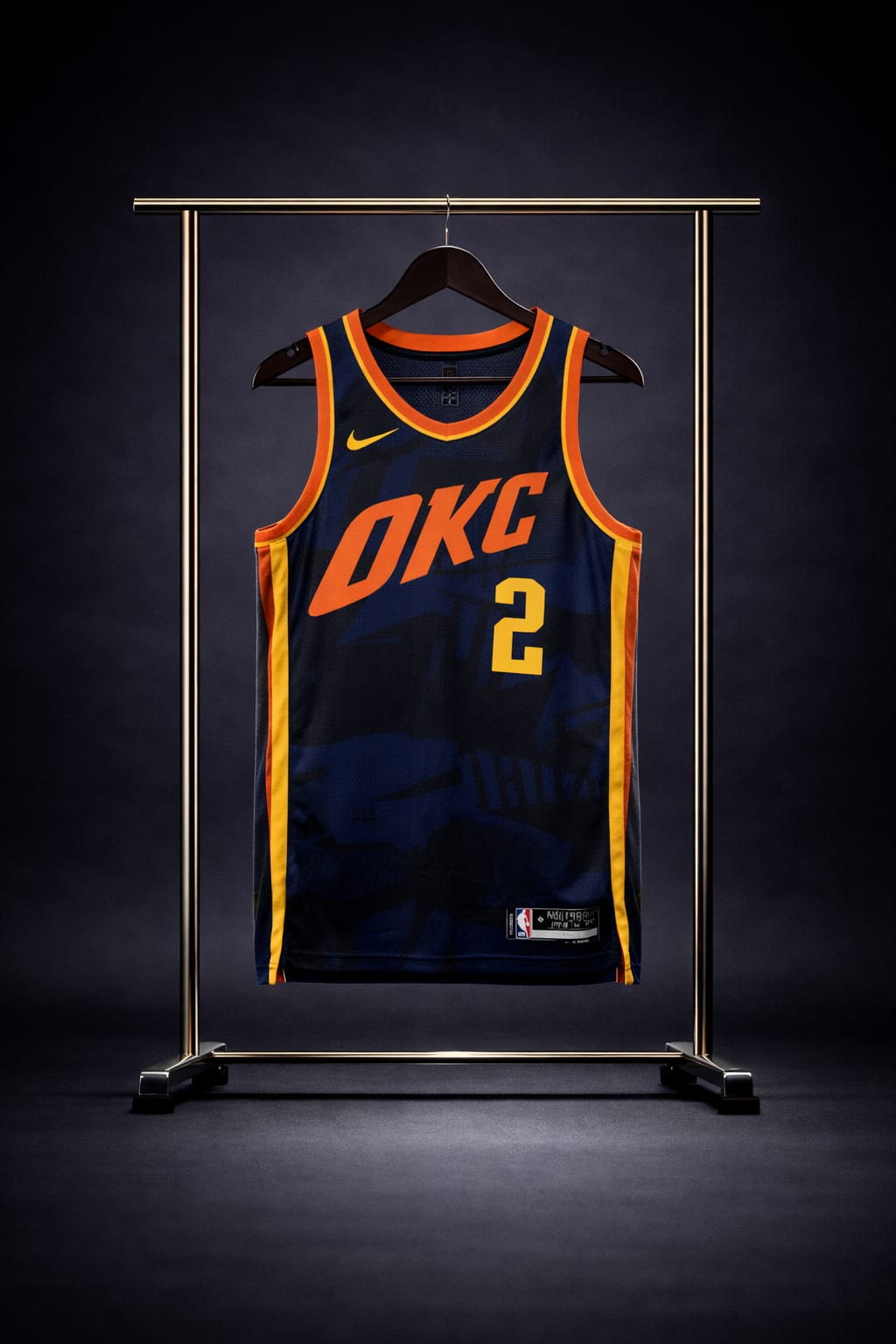 Oklahoma City Thunder City Edition OKC Azul #2 - VERSION FAN