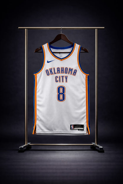Oklahoma City Thunder Association Edition Blanca #8 - VERSION FAN