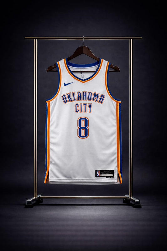 Oklahoma City Thunder Association Edition Blanca #8 - VERSION FAN