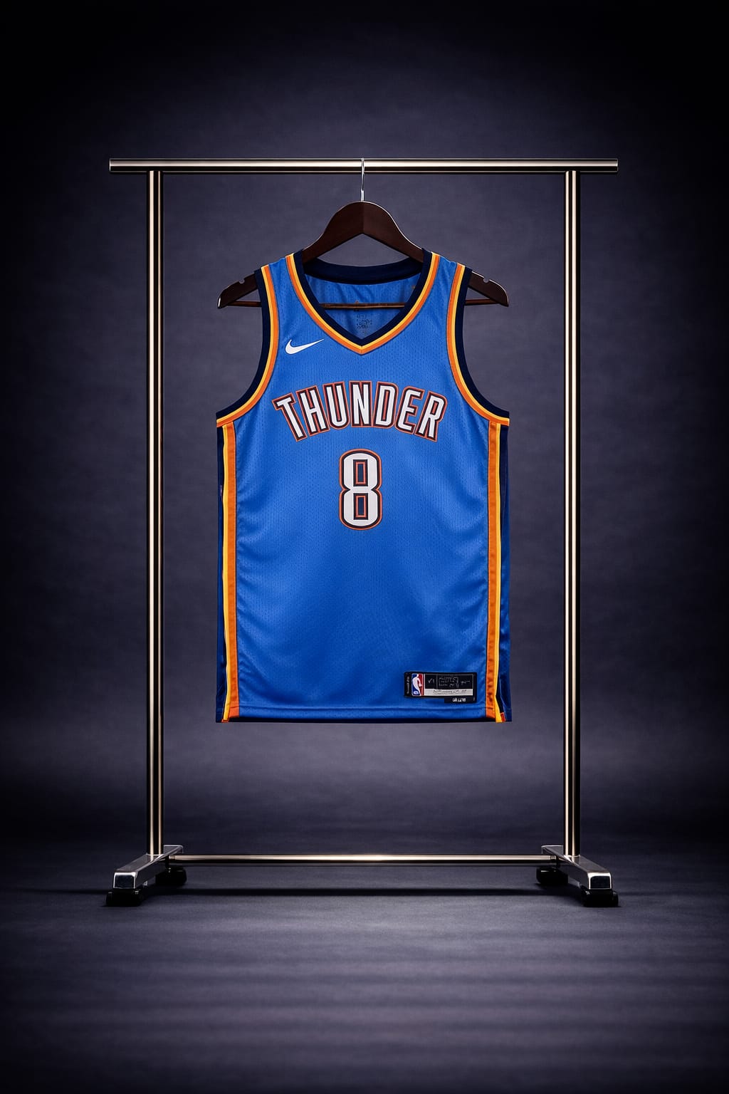 Oklahoma City Thunder Icon Edition Azul #8 - VERSION FAN