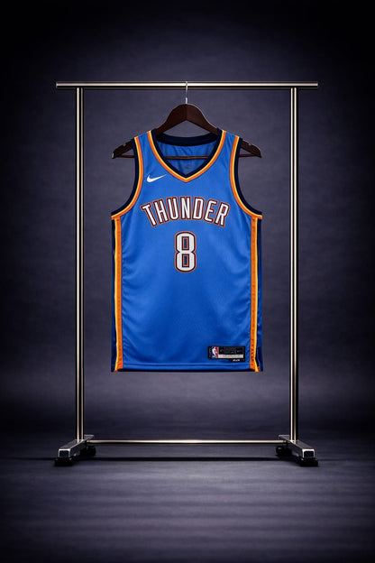 Oklahoma City Thunder Icon Edition Azul #8 - VERSION FAN