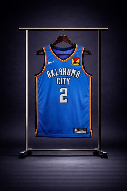 Oklahoma City Thunder Icon Edition Azul “Oklahoma City” #2 - VERSION FAN
