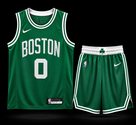 Conjunto Boston Celtics N.º 0 para niños