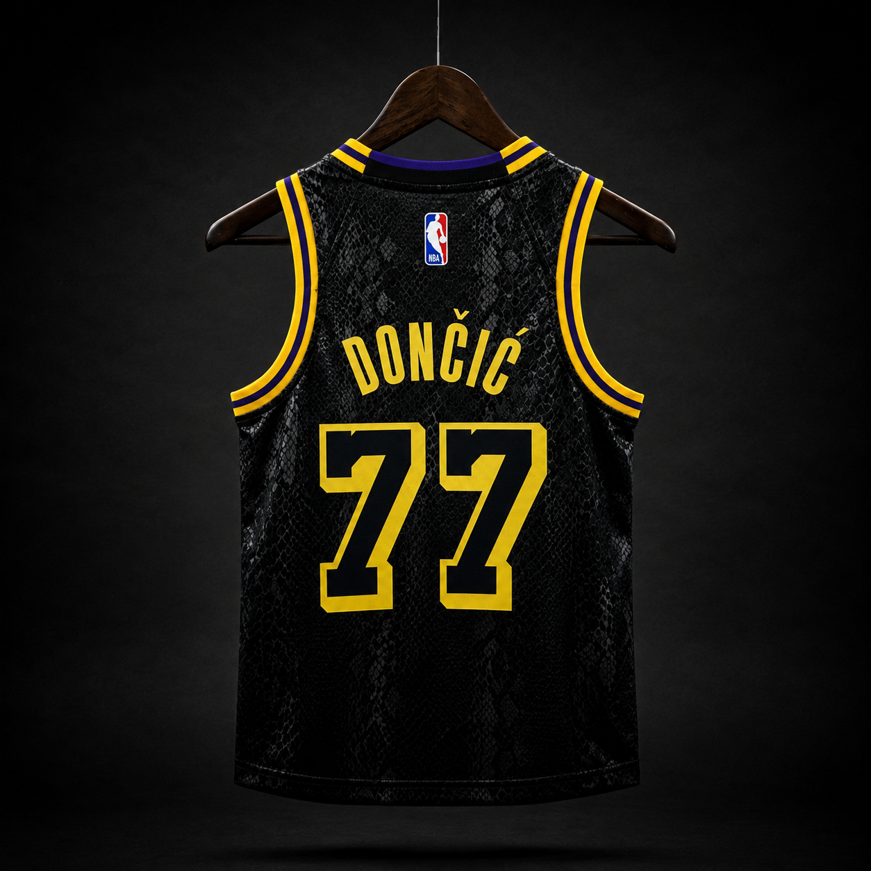 Los Angeles Lakers Icon Edition Mamba Negra  #77 - VERSION KIDS