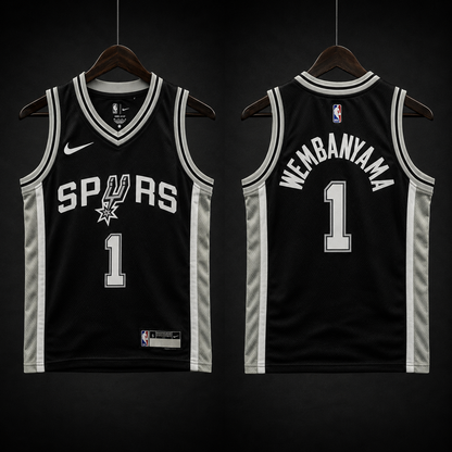 Camiseta San Antonio Spurs #1 Victor Wembanyama – Niño
