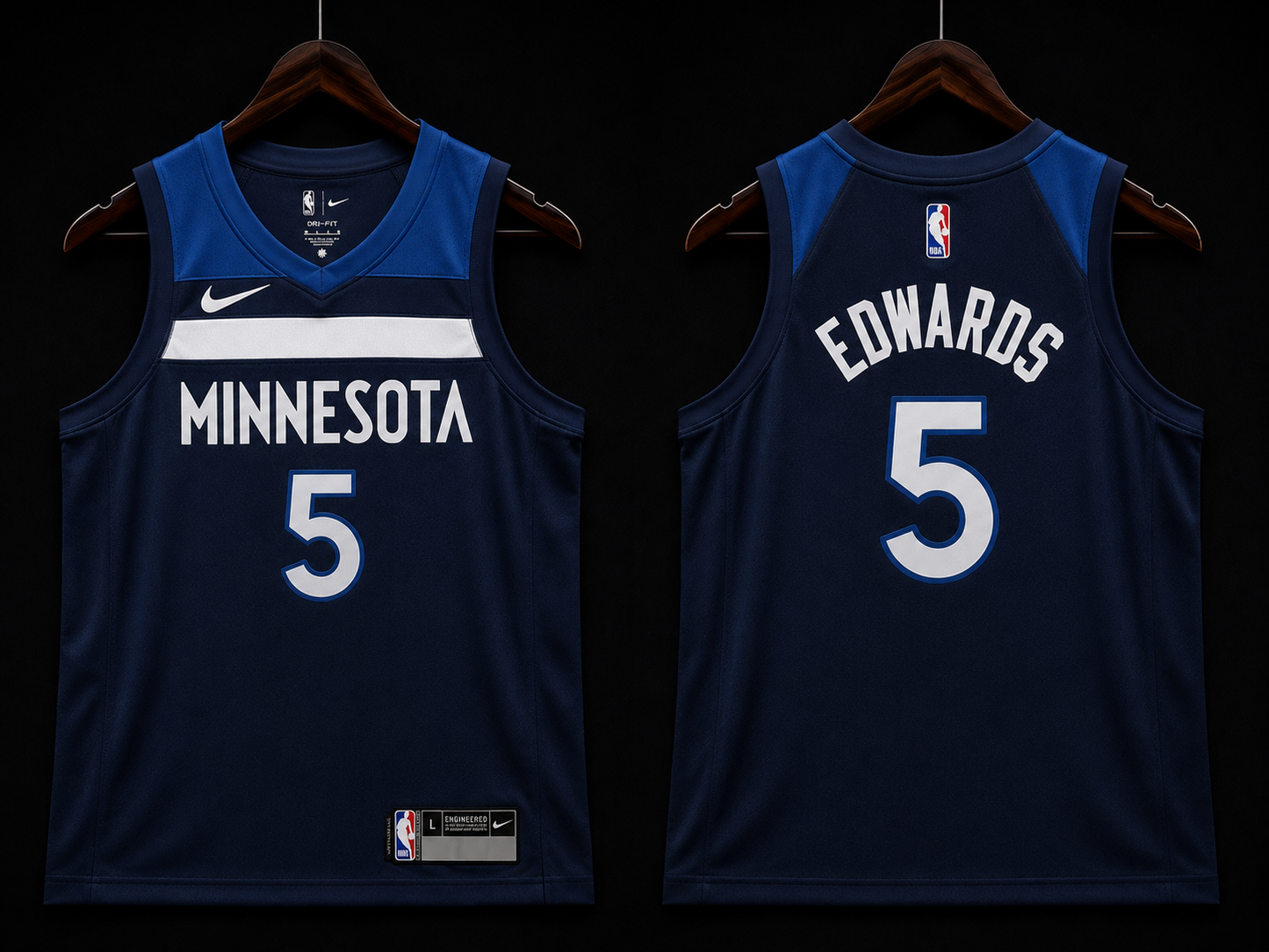 Minnesota Timberwolves Icon Edition Azul #5 - VERSION KIDS