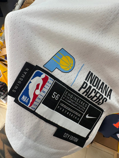 Indiana Pacers City Edition INDY Blanca #0 - VERSION FAN