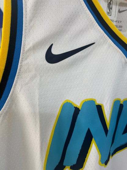 Indiana Pacers City Edition INDY Blanca #0 - VERSION FAN