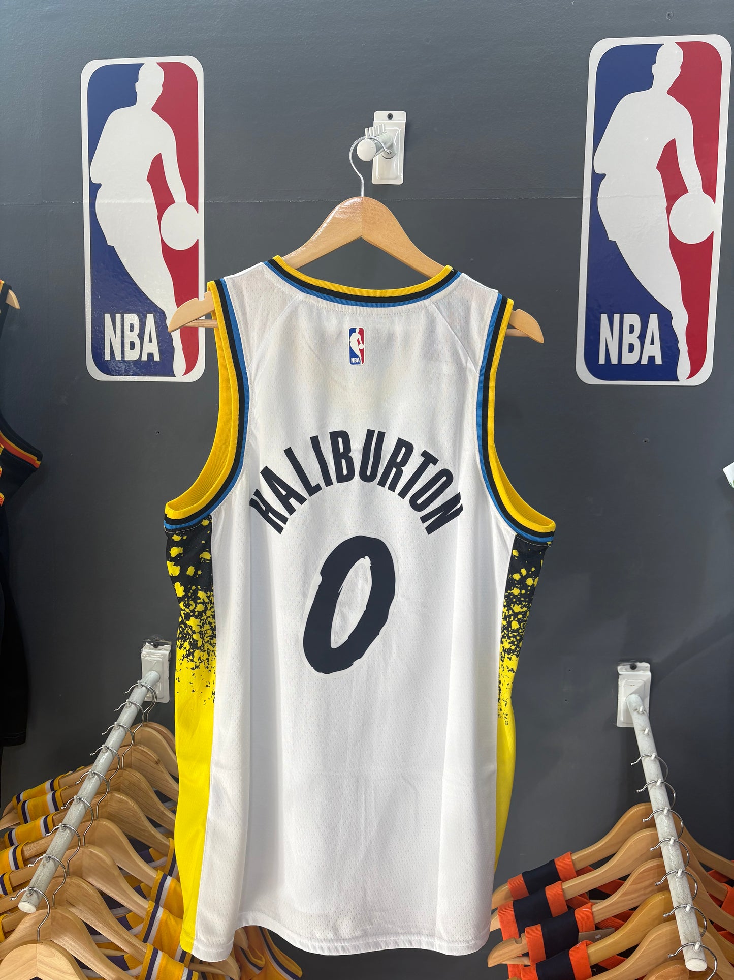 Indiana Pacers City Edition INDY Blanca #0 - VERSION FAN