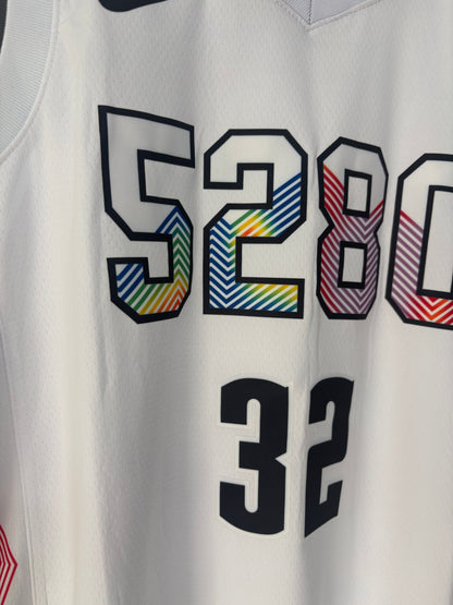 Denver Nuggets City Edition “5280” Blanca #32 - VERSION FAN