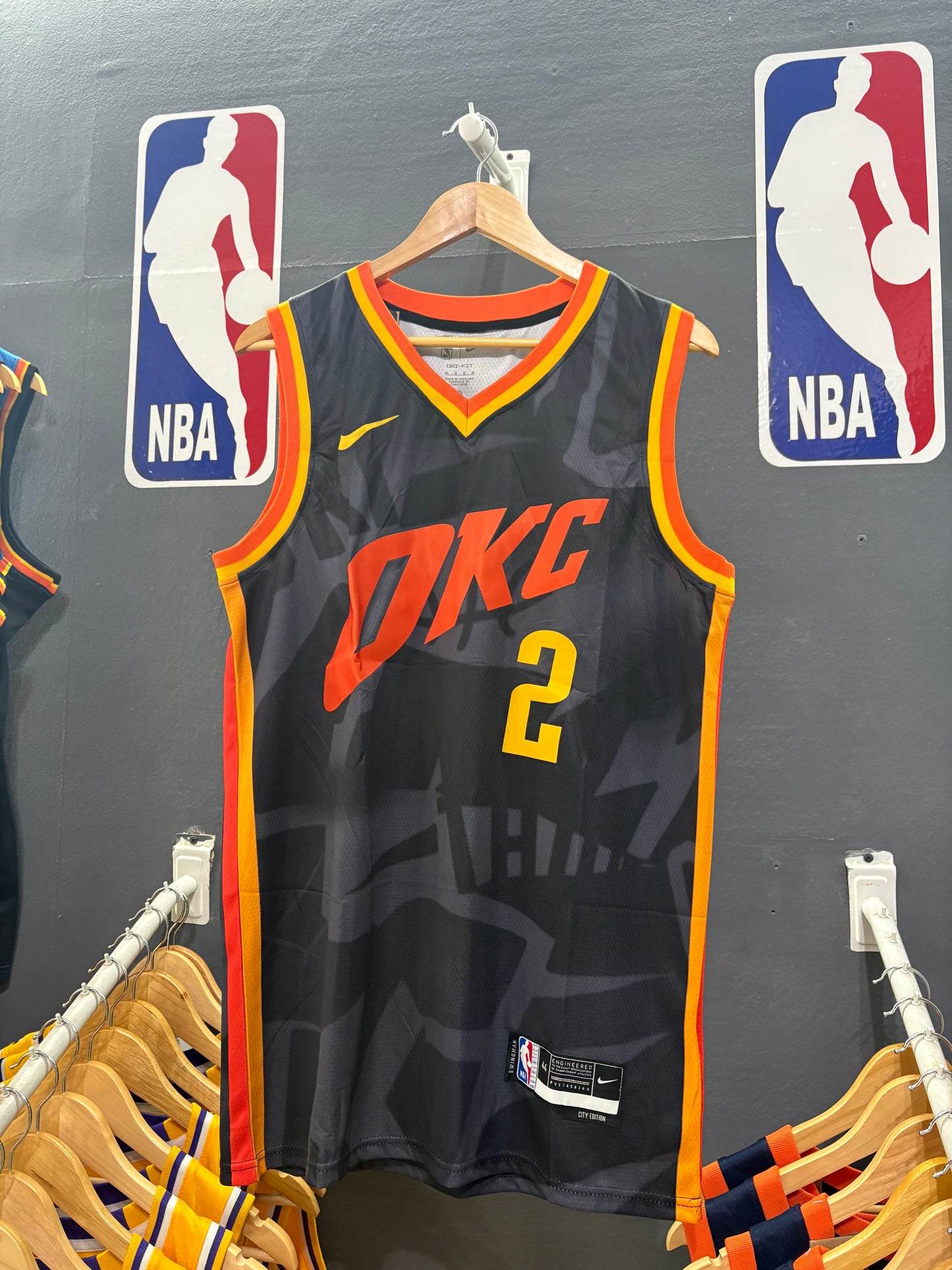 Oklahoma City Thunder City Edition OKC Azul #2 - VERSION FAN
