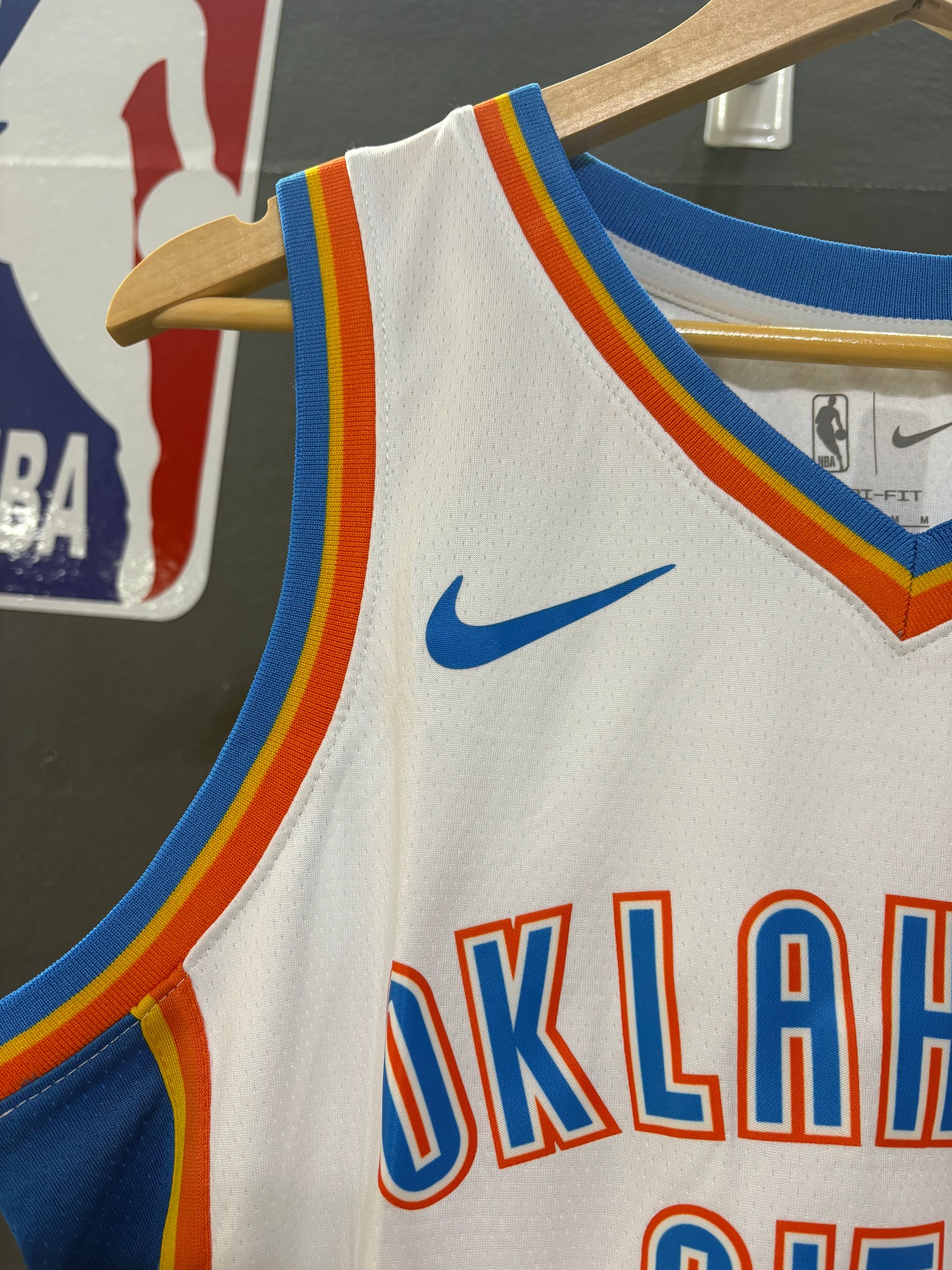 Oklahoma City Thunder Association Edition Blanca #8 - VERSION FAN