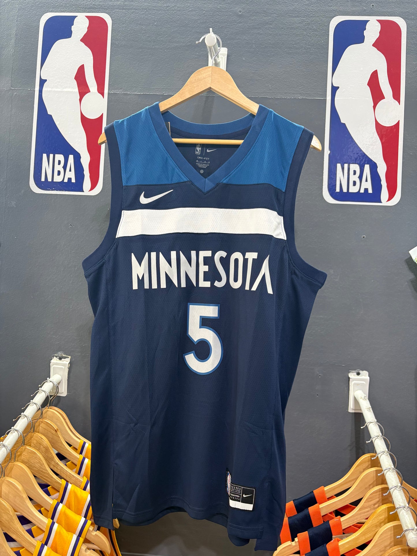 Minnesota Timberwolves Icon Edition Azul #5 - VERSION FAN