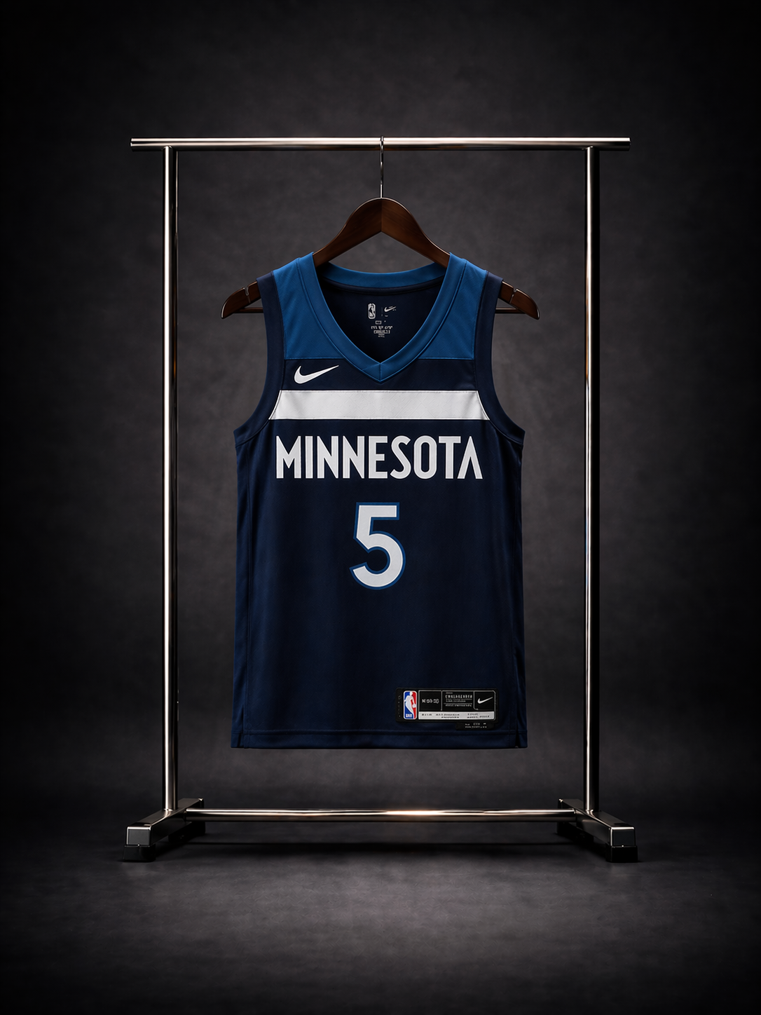 Minnesota Timberwolves Icon Edition Azul #5 - VERSION KIDS