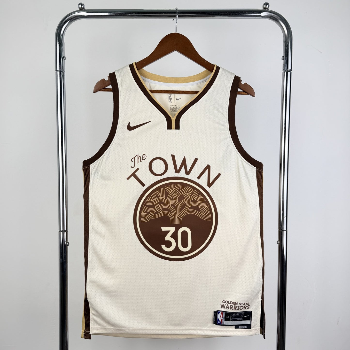 Camiseta Golden State Warriors #30 – Stephen Curry "The Town" | Adulto