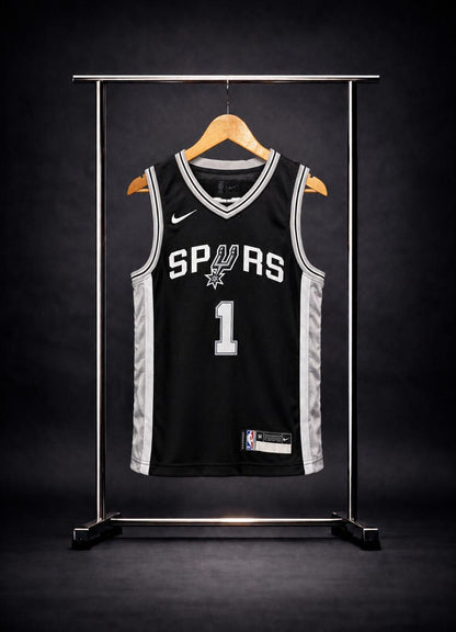 Camiseta San Antonio Spurs #1 Victor Wembanyama – Niño