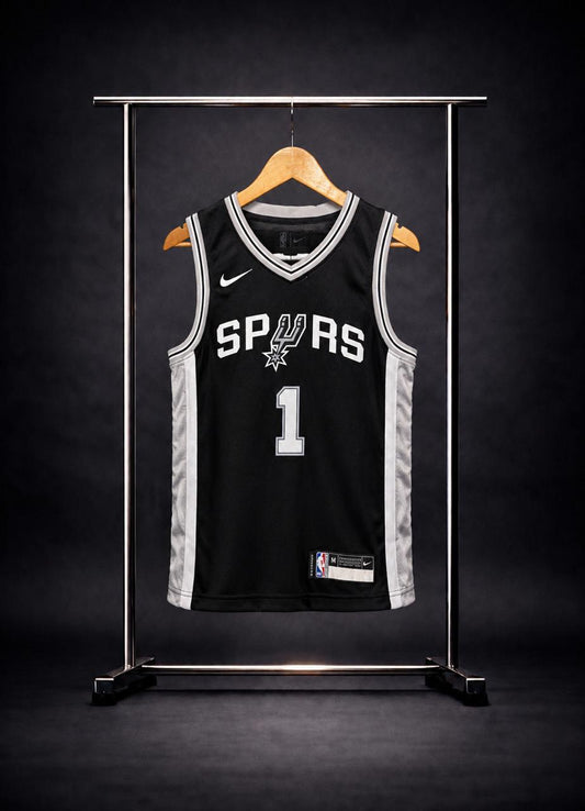 Camiseta San Antonio Spurs #1 Victor Wembanyama – Niño