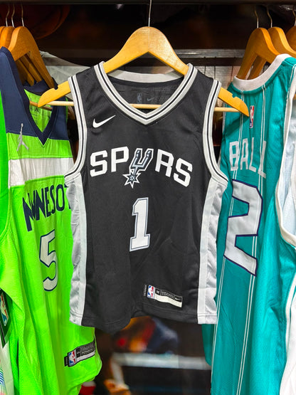 Camiseta San Antonio Spurs #1 Victor Wembanyama – Niño