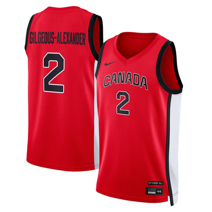 Camiseta Selección de Canadá N.º 2 – Edición Roja