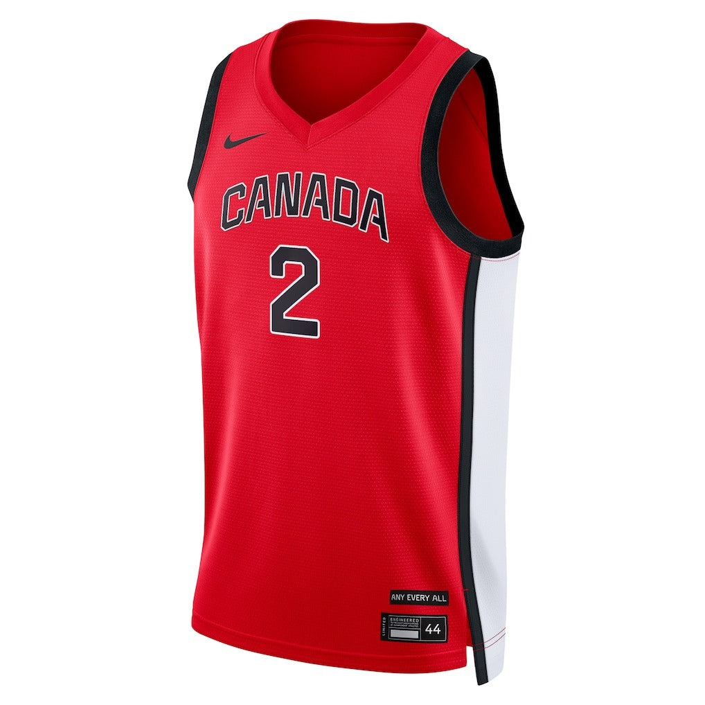 Camiseta Selección de Canadá N.º 2 – Edición Roja
