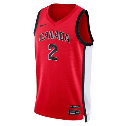 Camiseta Selección de Canadá N.º 2 – Edición Roja