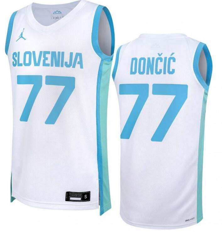 Camiseta Selección de Eslovenia N.º 77 – Luka Dončić