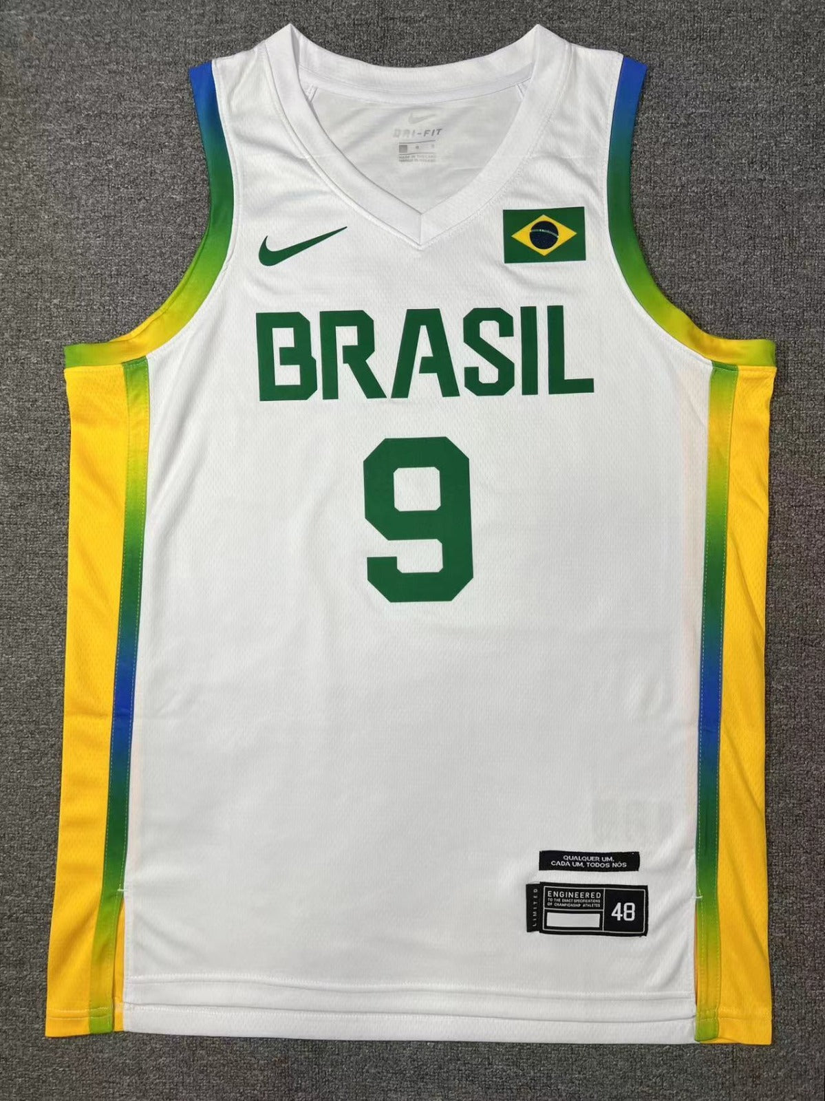 Camiseta Selección de Brasil N.º 9  HUERTAS