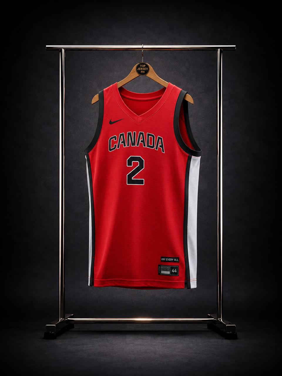 Camiseta Selección de Canadá N.º 2 – Edición Roja